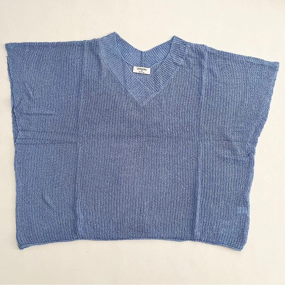 Plus Open Knit Top - Picture 2 of 7
